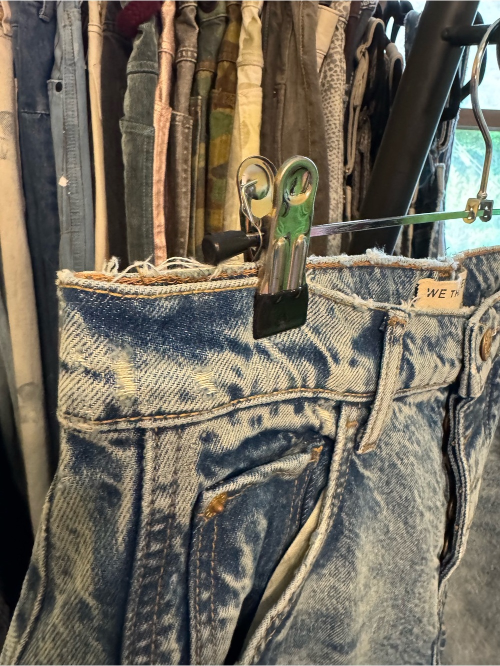 NWOT Free People We The Free Good Luck Mid-Rise Barrel Jeans light beam - 25S IR - Picture 15 of 17